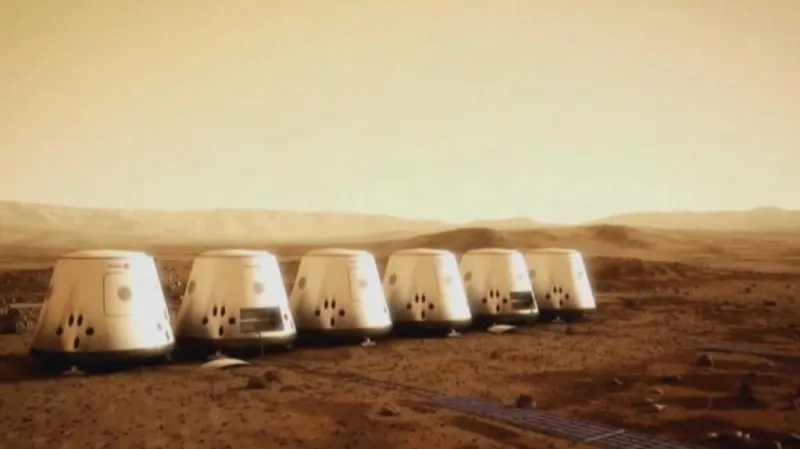 Vizualizace základen na Marsu