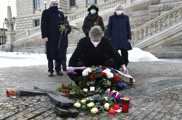 Před 52 lety se Palach pokusil vyburcovat Čechoslováky. Jeho čin si připomněli představitelé Senátu