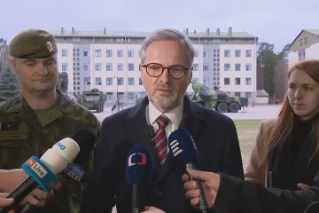 Česká iniciativa může dodávat munici na Ukrajinu od června, předestřel Fiala v Litvě