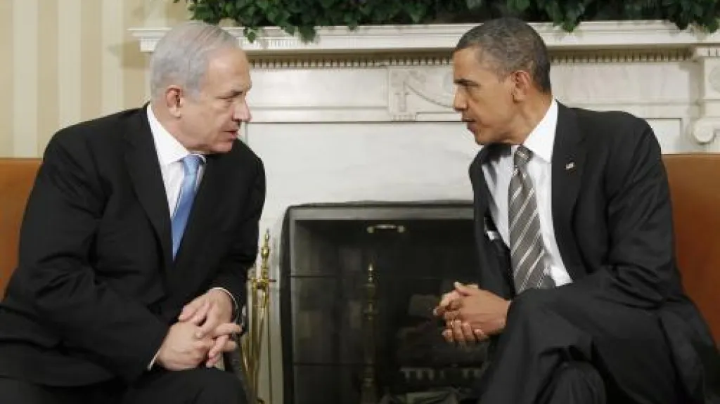 Benjamin Netanjahu a Barack Obama