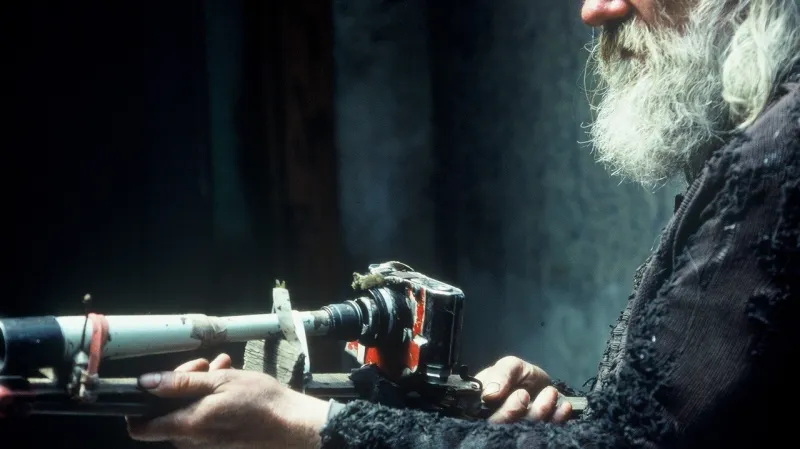 Tichý při práci se svojí technikou