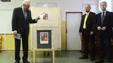 Prezident Miloš Zeman u voleb