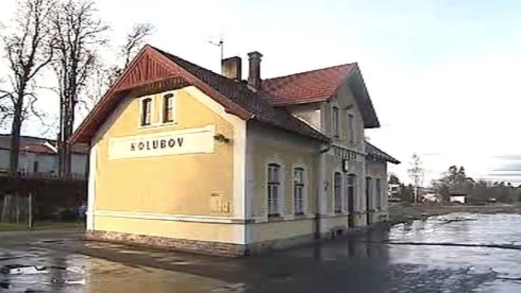 Nádraží v Holubově