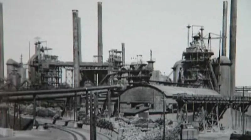 Dobová fotografie areálu Vítkovic