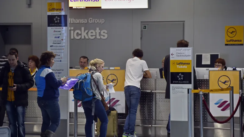 Cestující Lufthansy