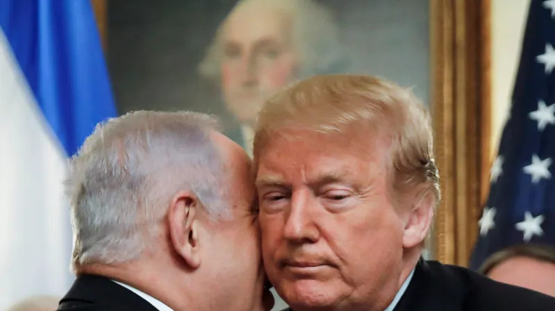 Benjamin Netanjahu s Donaldem Trumpem