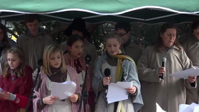 Živý betlém v Kolíně