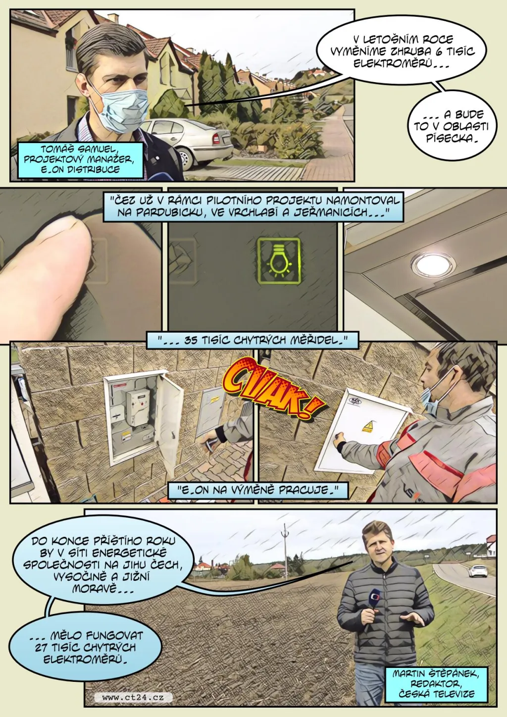 Na Písecku instalují nové elektroměry