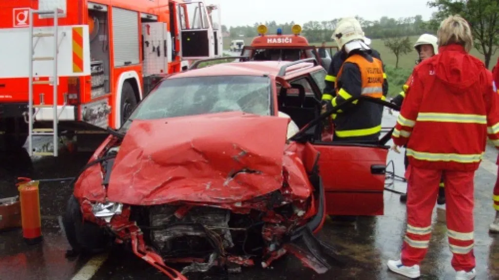 Auto po nehodě