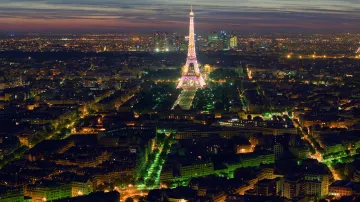 Osvětlená Paříž