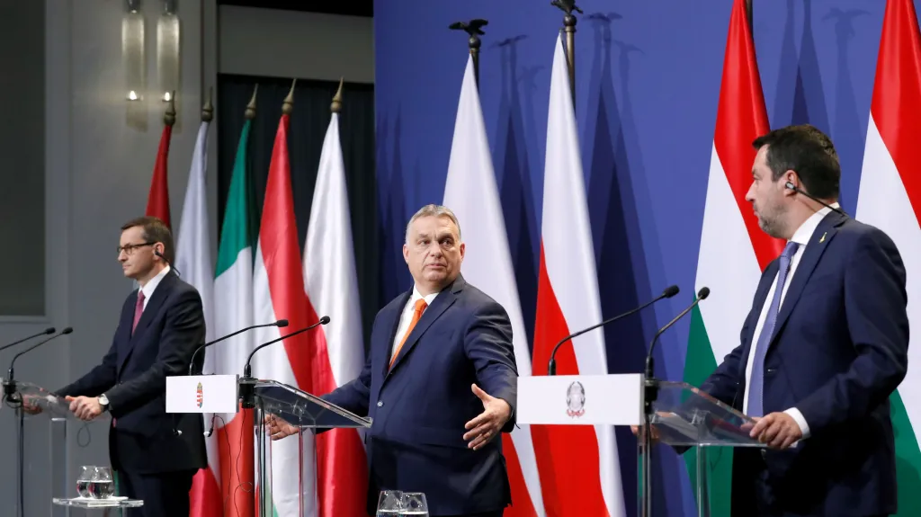 Morawiecki, Orbán a Salvini