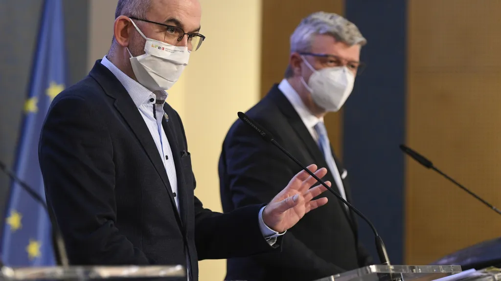 Ministři Jan Blatný a Karel Havlíček