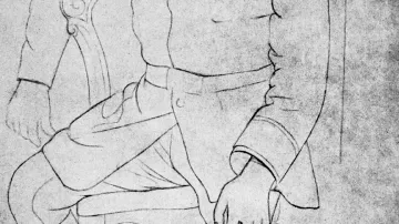 Guillaume Apollinaire na kresbě Pabla Picassa