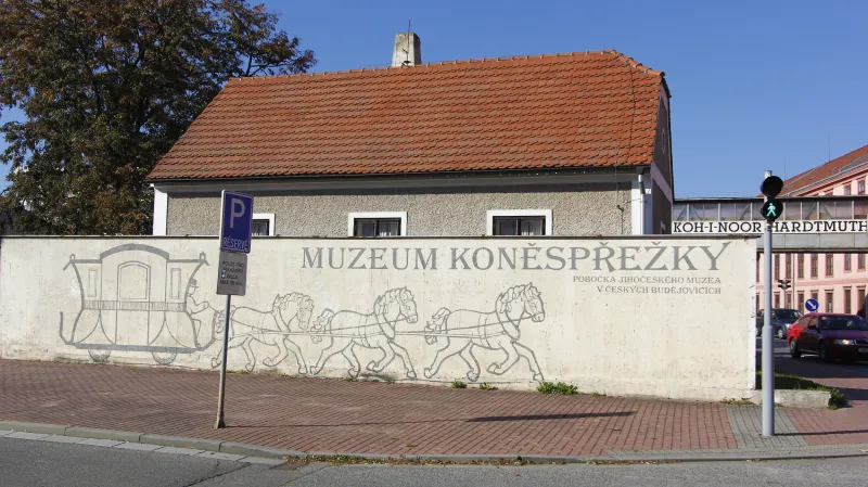 Muzeum na bývalém nádraží koněspřežné železnice v Českých Budějovicích