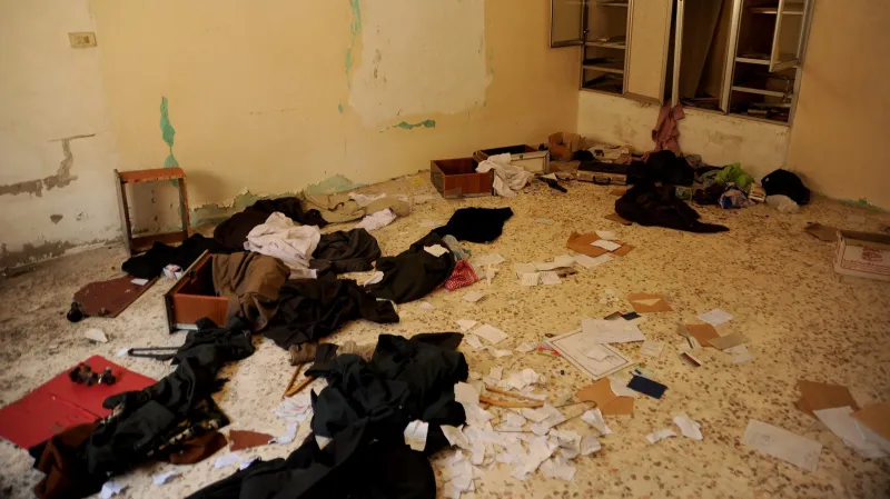 Následky masakru v Húlá