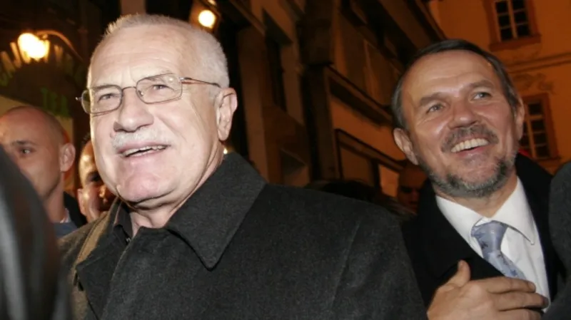Václav Klaus a Petr Hájek
