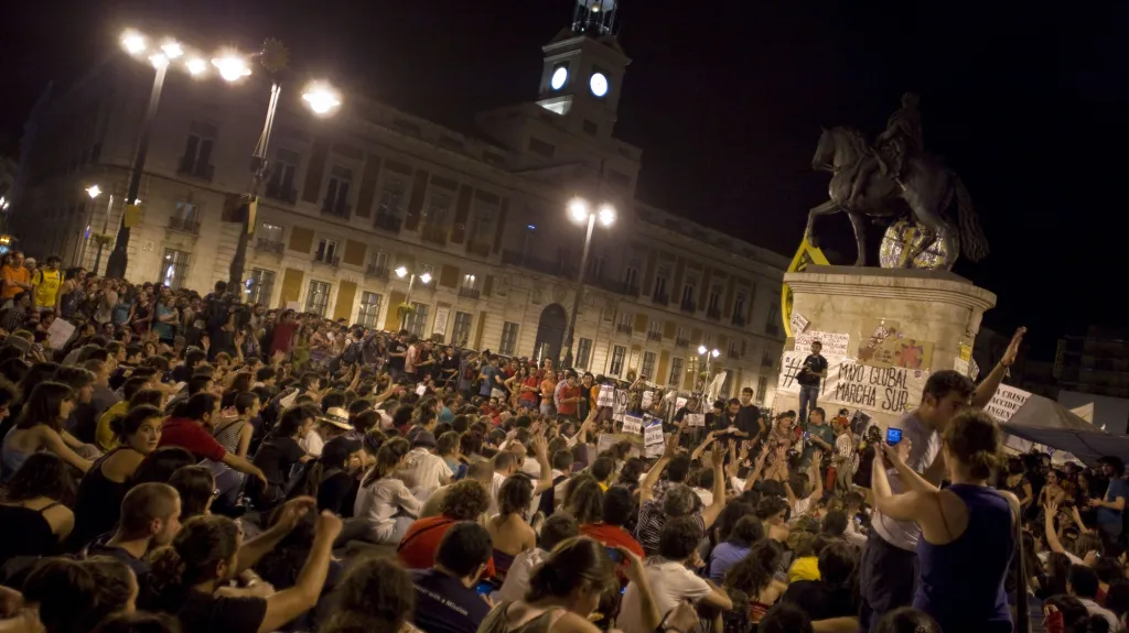 Demonstrace v Madridu
