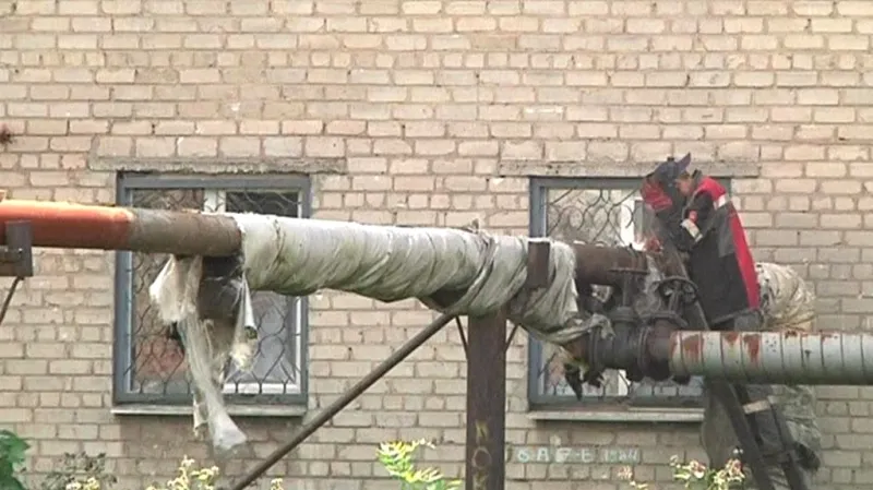 Následky bojů v Debalceve