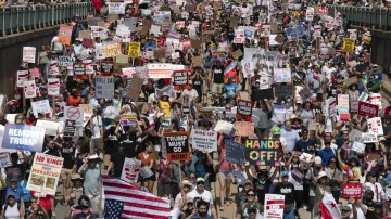 Demonstrace ve Washingtonu kvůli nasazení Národní gardy