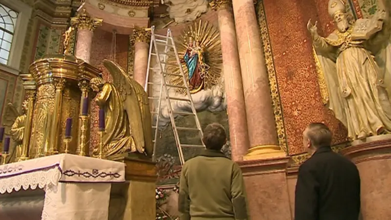 Přípravy baziliky na slavné jubileum