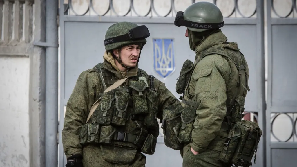 Proruští ozbrojenci na Krymu