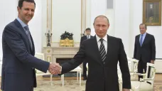 Bašár Asad a Vladimir Putin