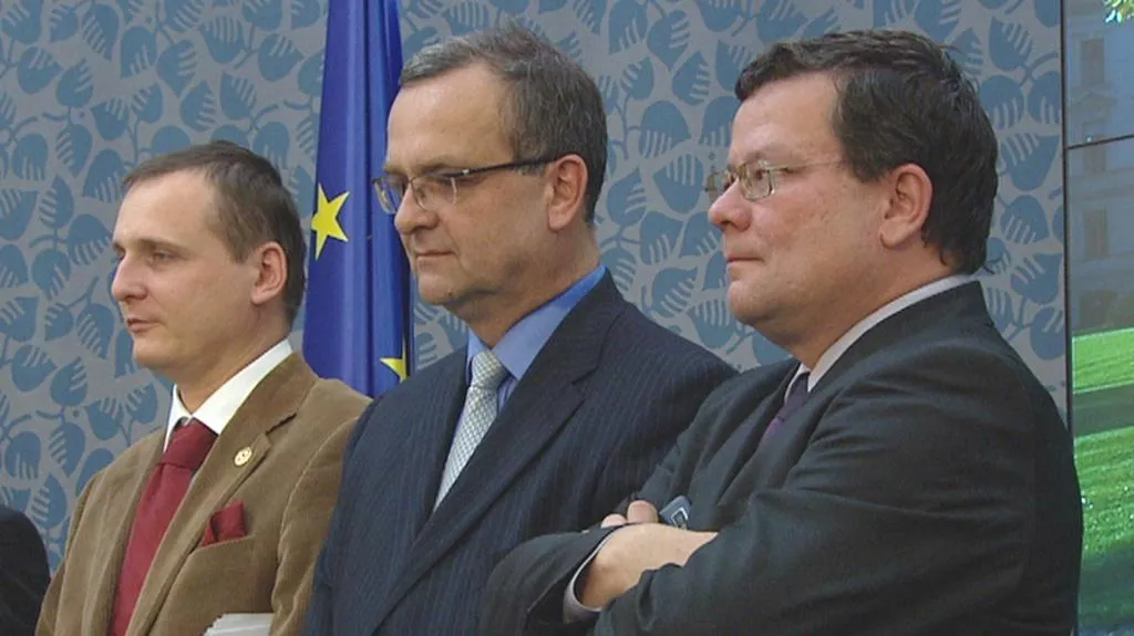 Vít Bárta, Miroslav Kalousek a Alexandr Vondra