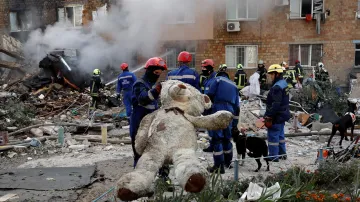 Ruský útok na Kyjev (28. 8. 2025)