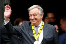 Cenu Karla Velikého za přínos Evropě získal generální tajemník OSN Guterres
