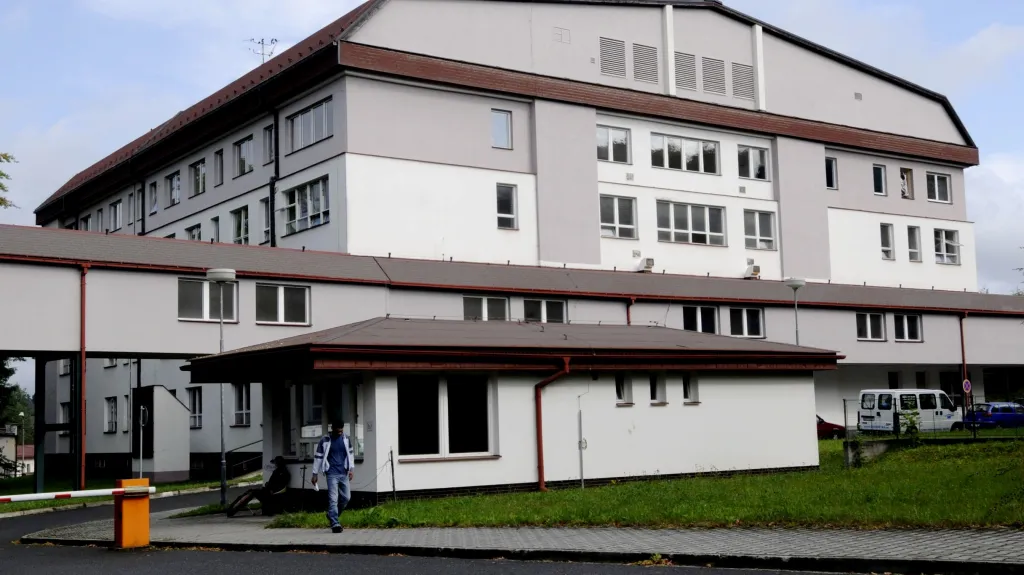 Nemocnice v Plané na snímku z roku 2008