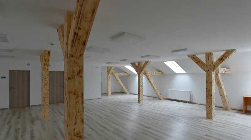 Interiér domu Kavkaz po rekonstrukci