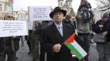 Protest proti návštěvě Benjamina Netanjahua