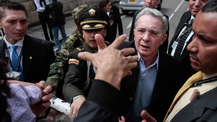 Bývalý prezident Kolumbie Álvaro Uribe
