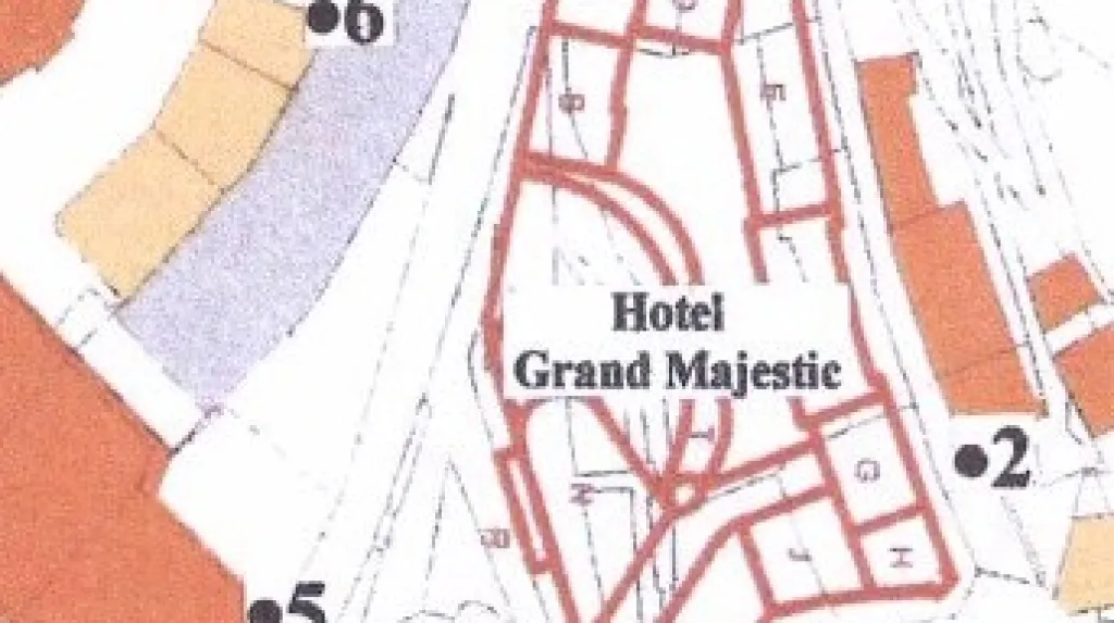 Stavební plán hotelu Grand Majestic