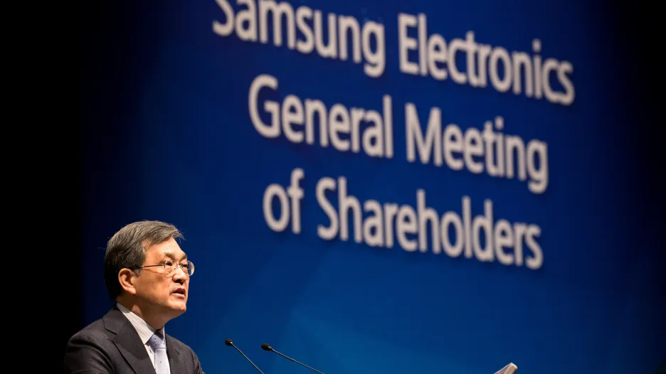 Šéf Samsungu Electronics Kwon O-hjon
