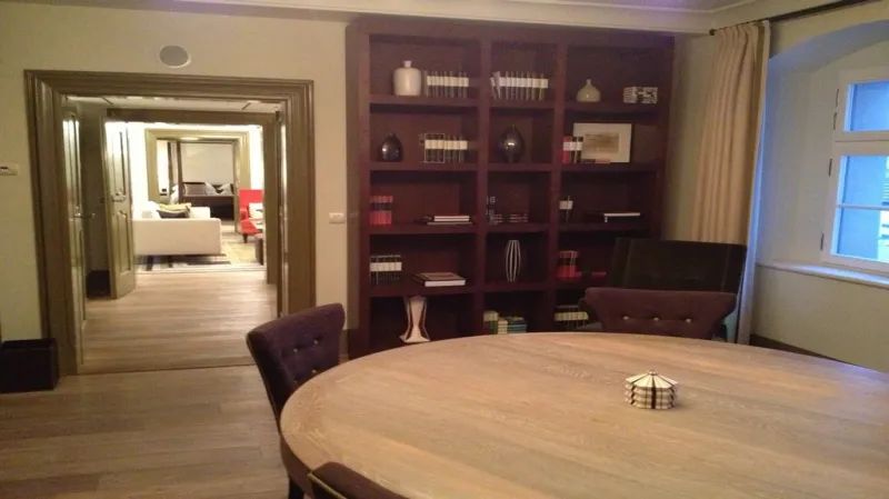 Interiér prezidentského apartmá