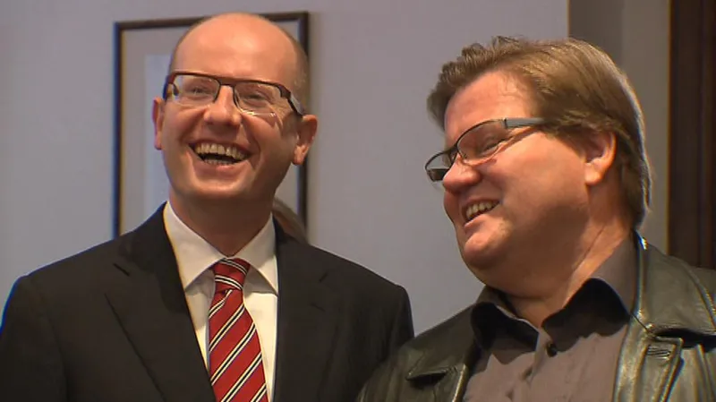 Bohuslav Sobotka a Zdeněk Škromach