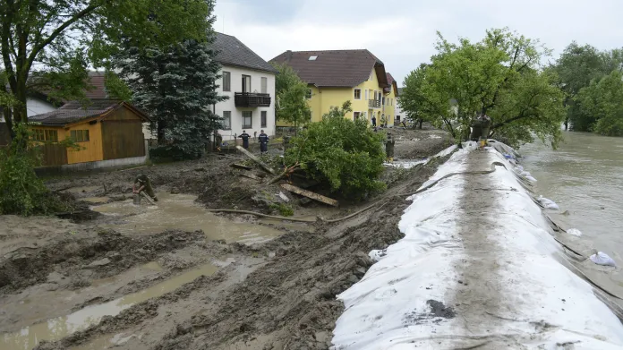 Následky povodní v Rakousku