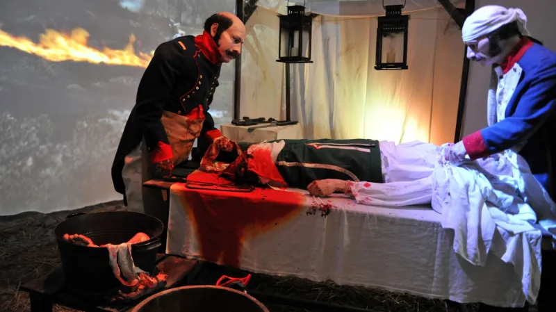 Původní expozice Austerlitz na zámku Slavkov