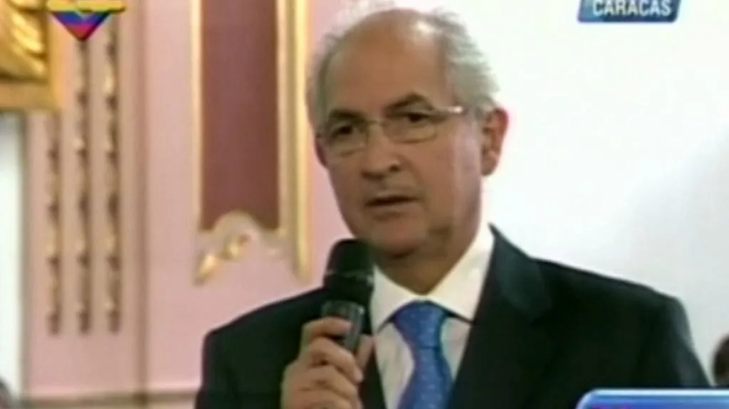 Starosta Caracasu Antonio Ledezma