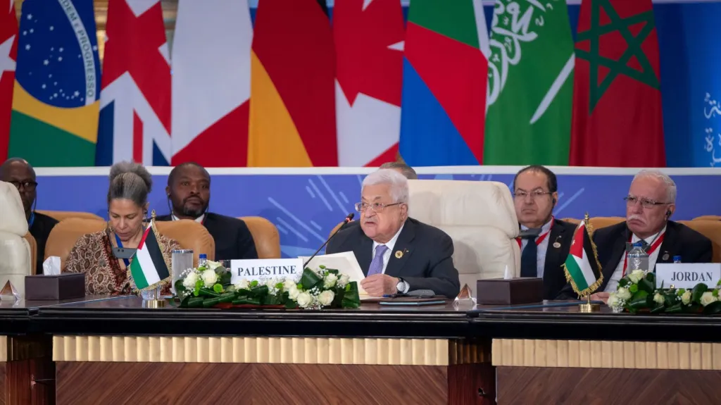 Vůdce palestinské samosprávy Mahmúd Abbás