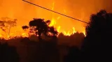 Požár u španělské Marbelly