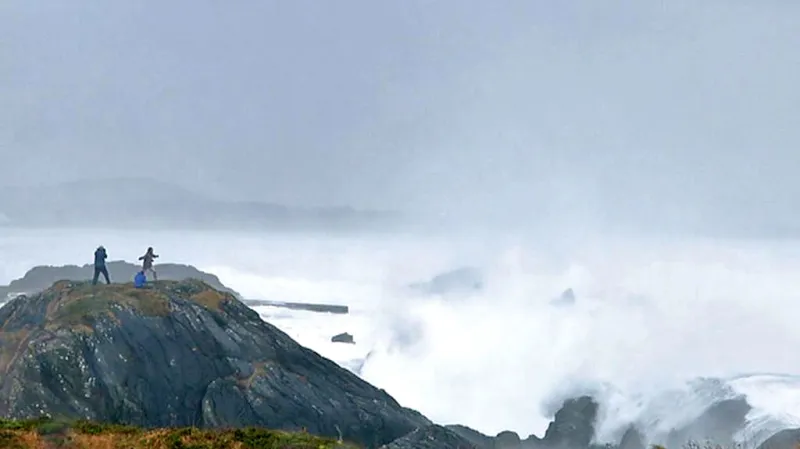 Bouře na severu Evropy