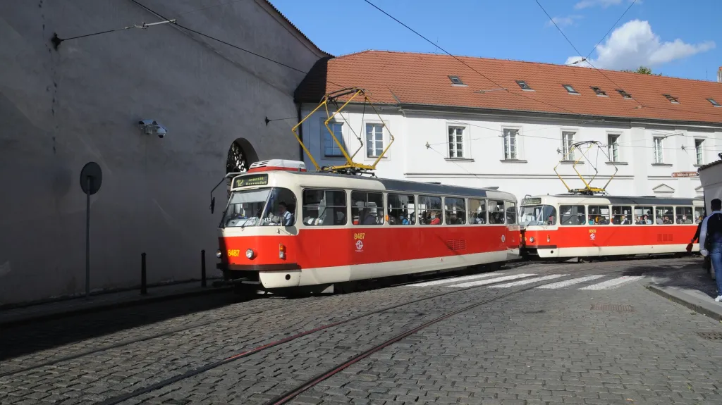 Tramvaj T3 na Malé Straně