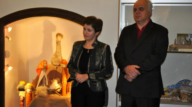 Z výstavy betlémů v Lounech