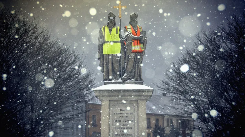 Reflexní vesty v ulicích měst