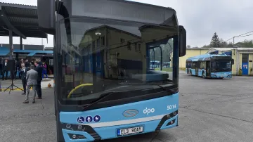 Nové elektrobusy Solaris v Ostravě