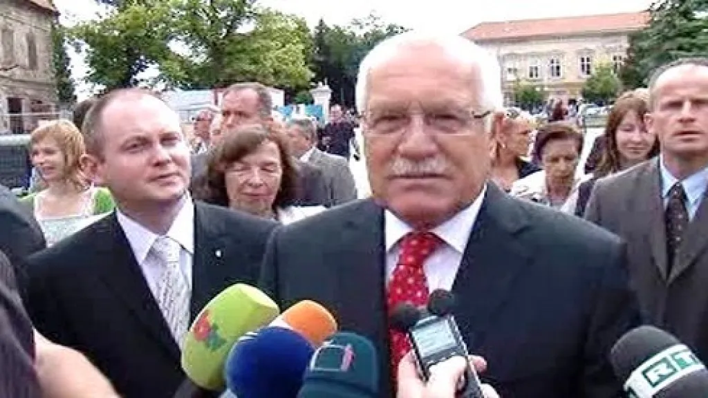 Václab Klaus a Michal Hašek