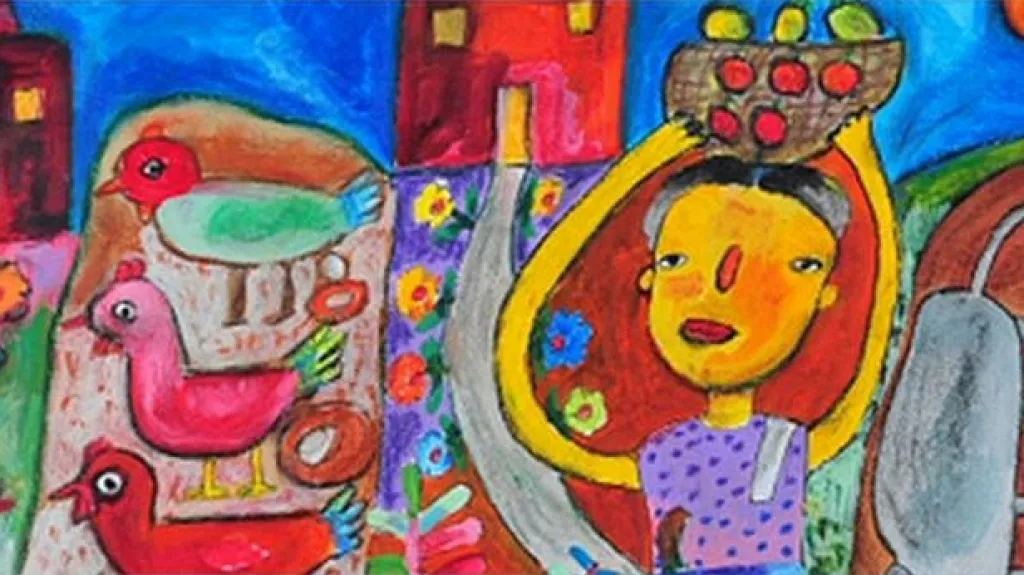 Z výtvarné soutěže Lidice