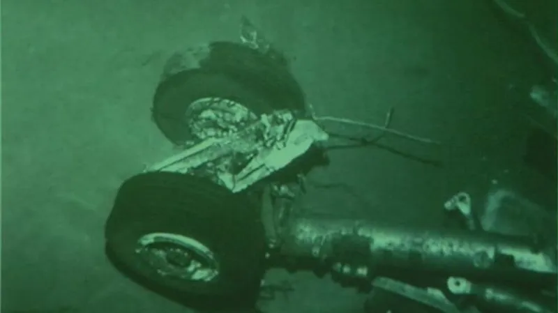 Trosky letadla společnosti Air France